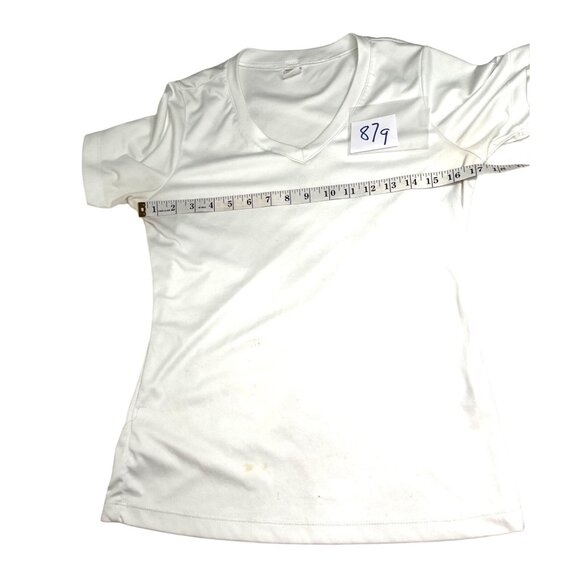 Sport-Ter Ladies Small White Short Sleeve T-Shirt 87G - Picture 5 of 6